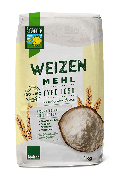 Weizenmehl Type 1050 - Onlineshop der Bohlsener Mühle