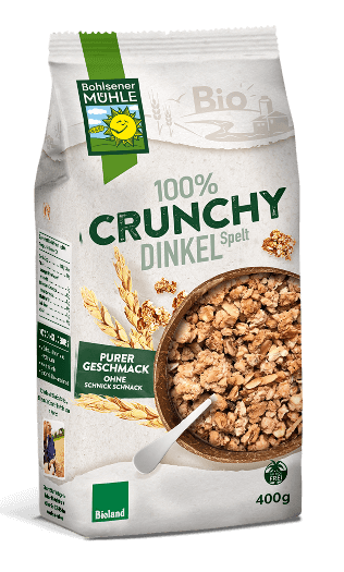 Knuspriges Bio Dinkel Crunchy 