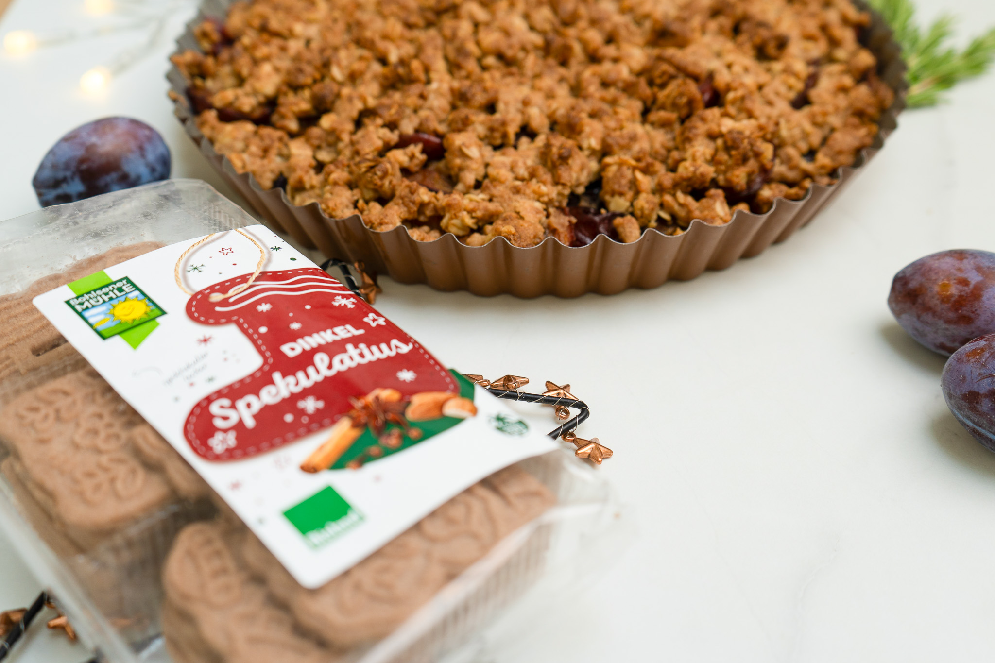 Bohlsener Mühle Dinkel Spekulatius-Crumble