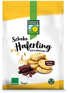 Haferkekse mit Schokolade online kaufen von der Bohlsener Mühle