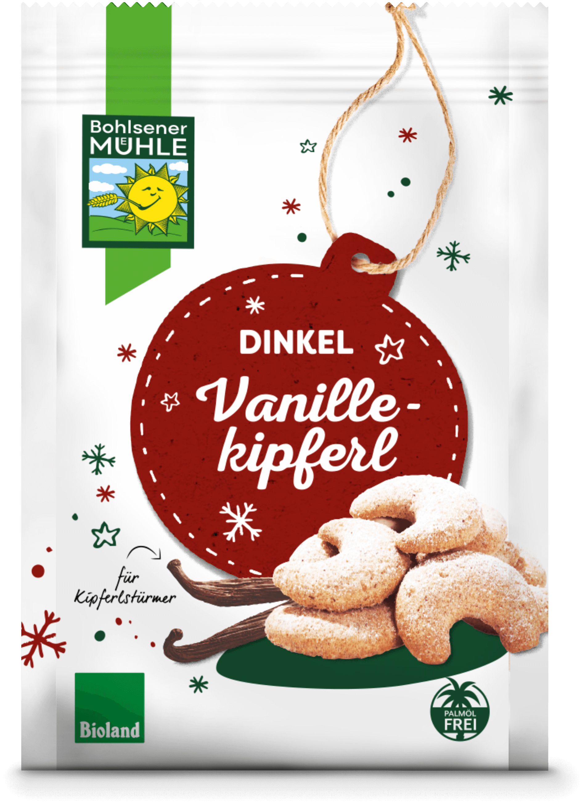 Dinkel Vanillekipferl Weihnachten 