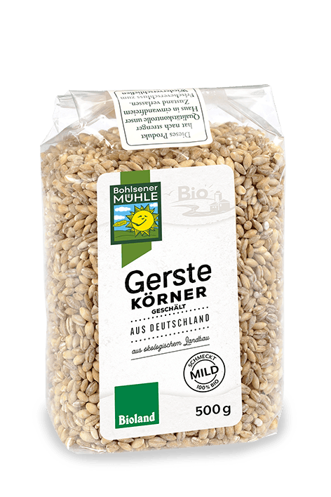 Gerste 500 g  - Onlinshop der Bohlsener Mühle