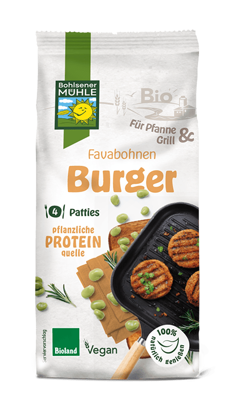 Favabohnen Burger 