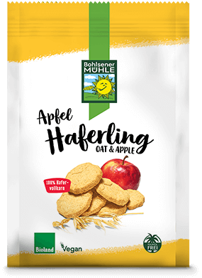 Haferkekse mit Apfel | Bohlsener Mühle Onlineshop