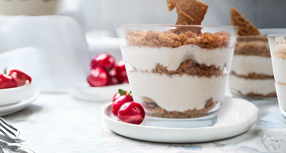 Schichtdessert mit Spekulatius