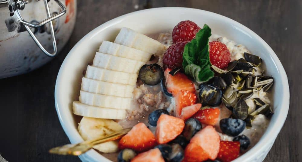 Overnight Oats mit Beeren