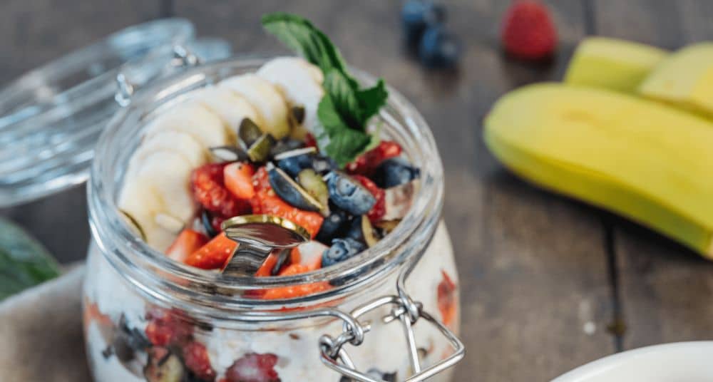 Overnight Oats mit Beeren