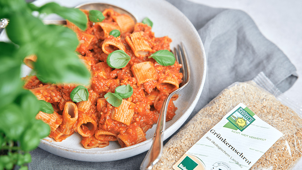 Vegane Grünkern Bolognese