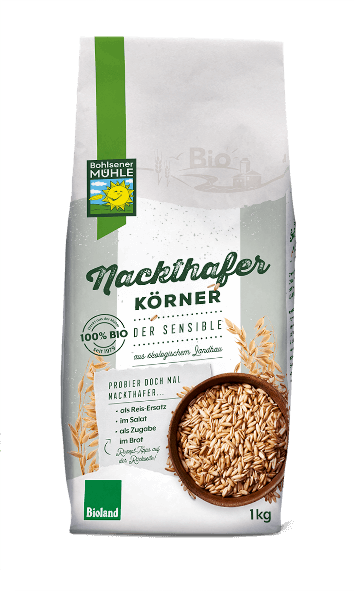 1 kg Nackthafer - Bohlsener Mühle Onlineshop