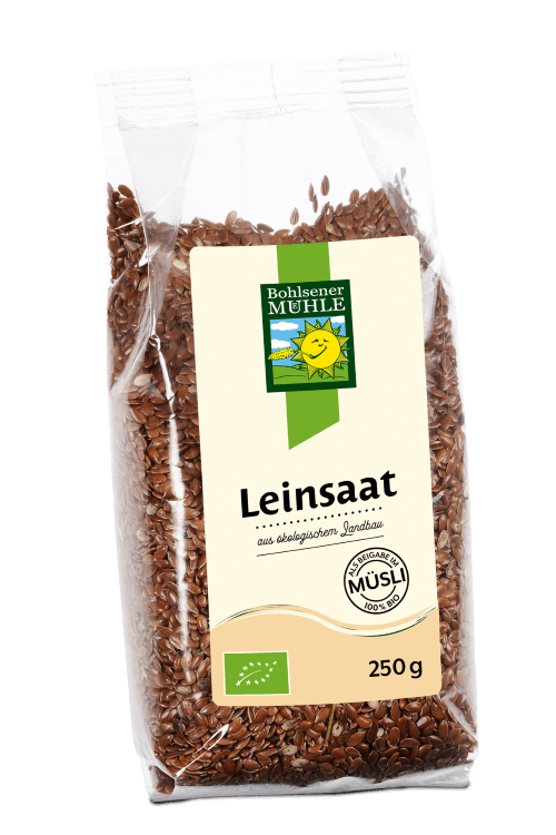 Leinsaat, braun