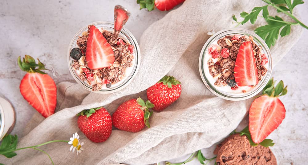 Schoko-Erdbeer-Tiramisu im Glas