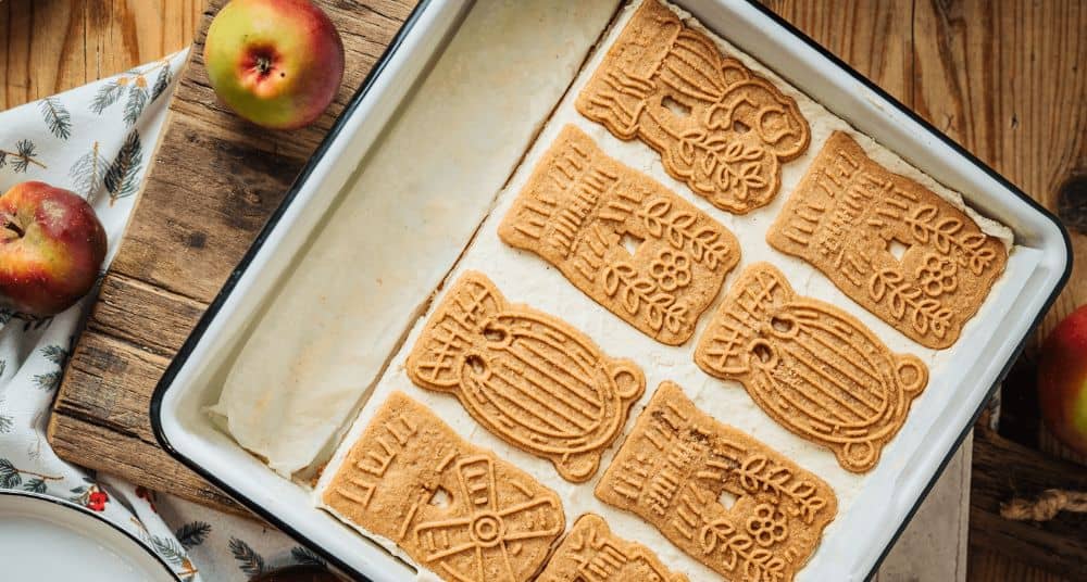 No Bake Blechkuchen mit Spekulatius